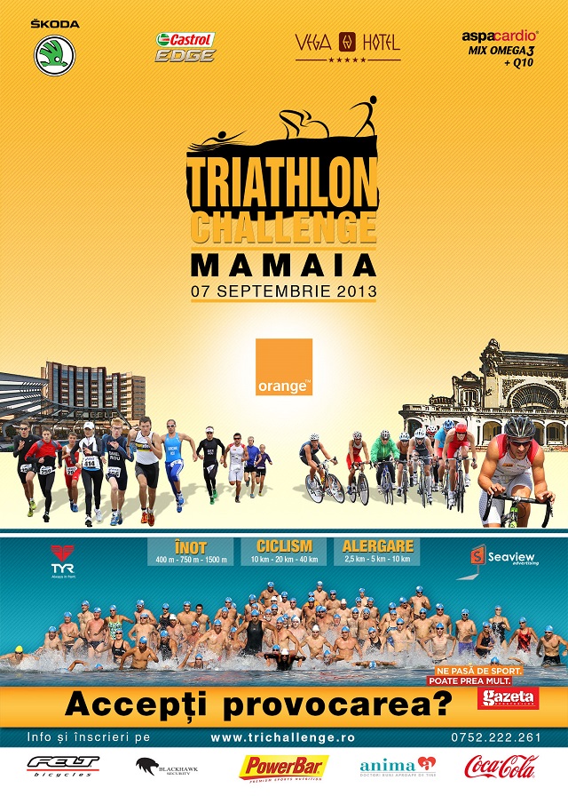 poster Triathlon Challenge Mamaia 2013