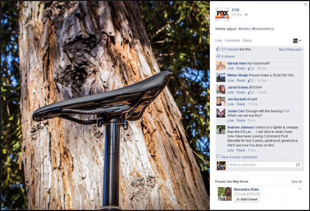 tija de sa reglabila fox 01