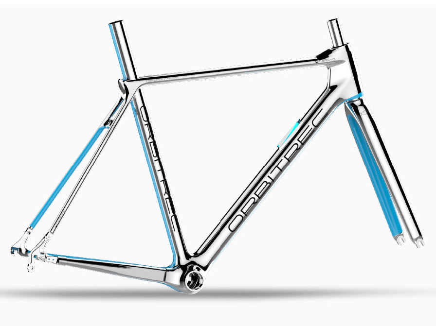 Cerevo-XON-Orbitrec_3d-printed-titanium-carbon-connected-smart-road-bike_frame