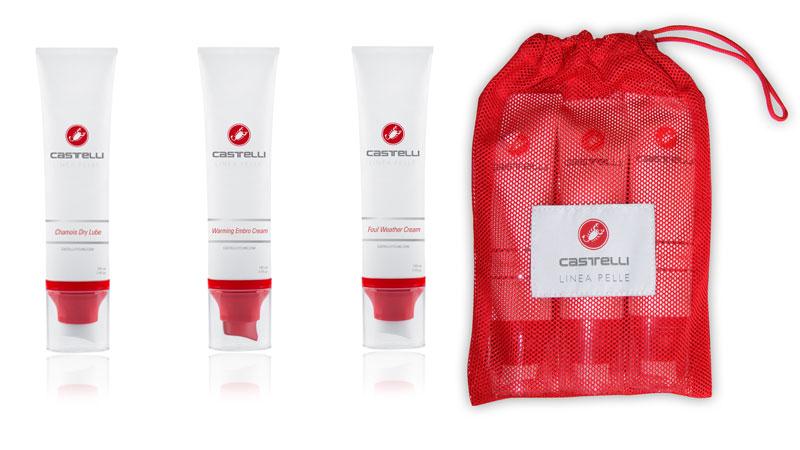 crema ciclism castelli Linea Pelle set