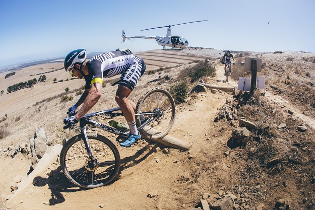Team Bull's Karl Platt and Urs Huber descends Spykers Hill on their way to victory during the Prologue of the 2016 Absa Cape Epic Mountain Bike stage race held at Meerendal Wine Estate in Durbanville, South Africa on the 13th March 2016 Photo by Ewald Sadie/Cape Epic/SPORTZPICS PLEASE ENSURE THE APPROPRIATE CREDIT IS GIVEN TO THE PHOTOGRAPHER AND SPORTZPICS ALONG WITH THE ABSA CAPE EPIC ace2016