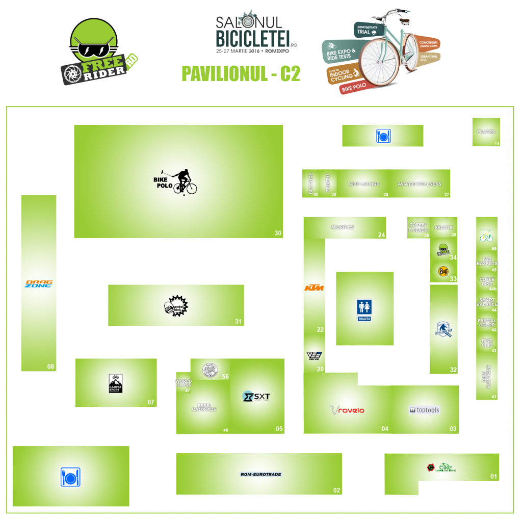 harta standuri pavilion c2 salonul bicicletei 2016