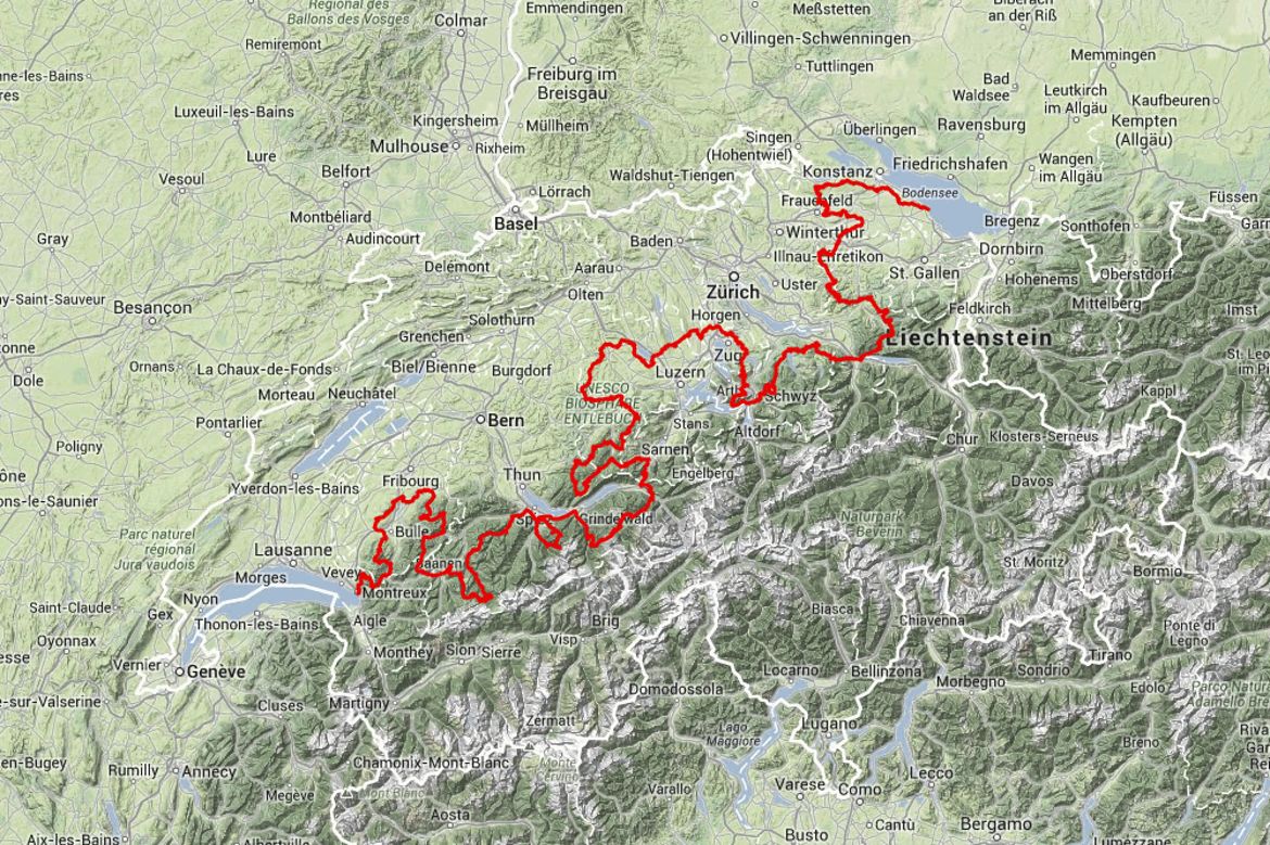 Traseul Navad 1000. Sursa mtb-news.de