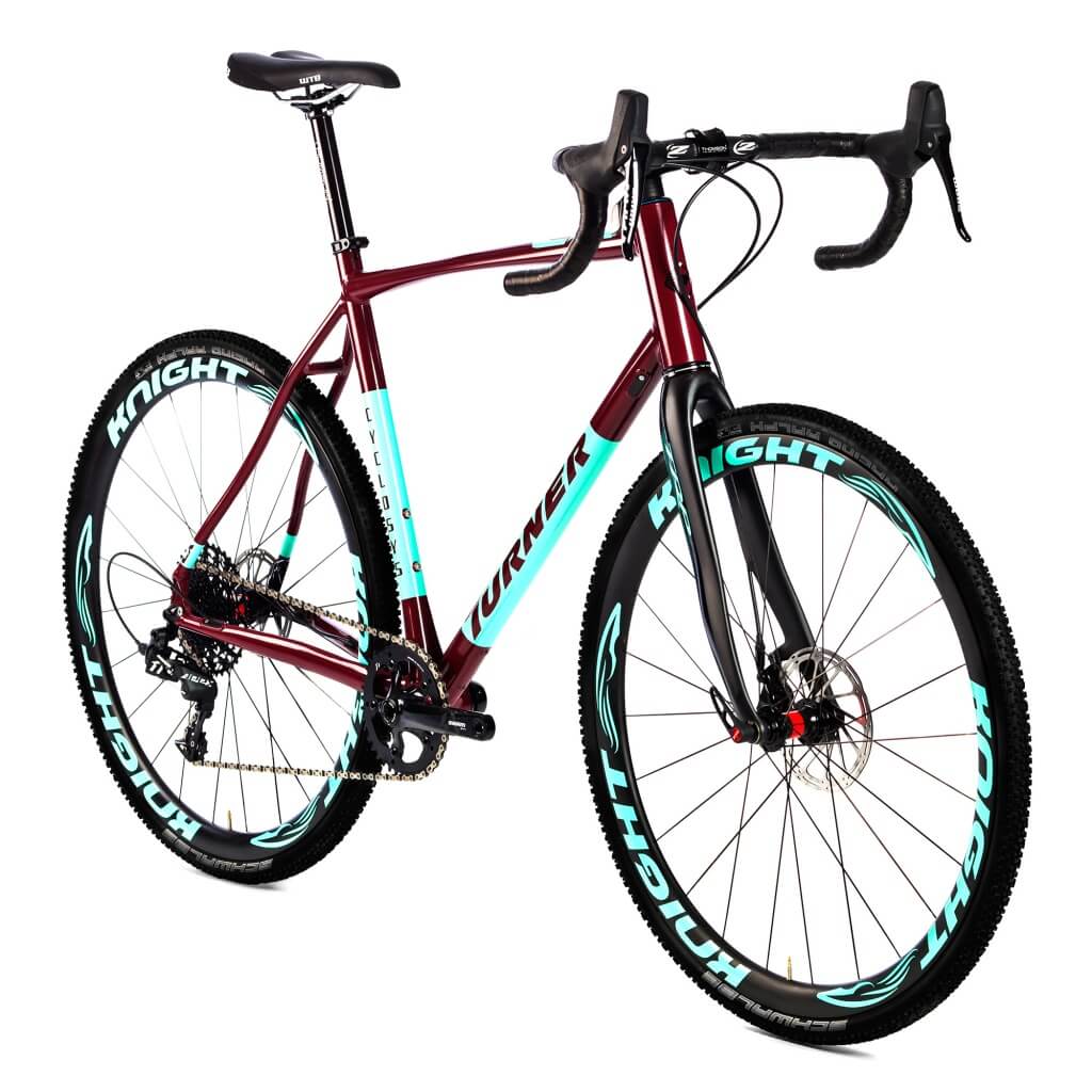 Turner-Cyclosys_limited-edition-aluminum-cyclocross-bike-Knight-Wheels_overall-3-4